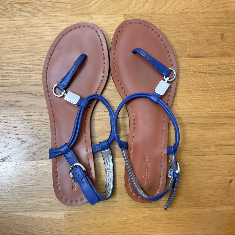 Coach Charleen T-Strap Sandals